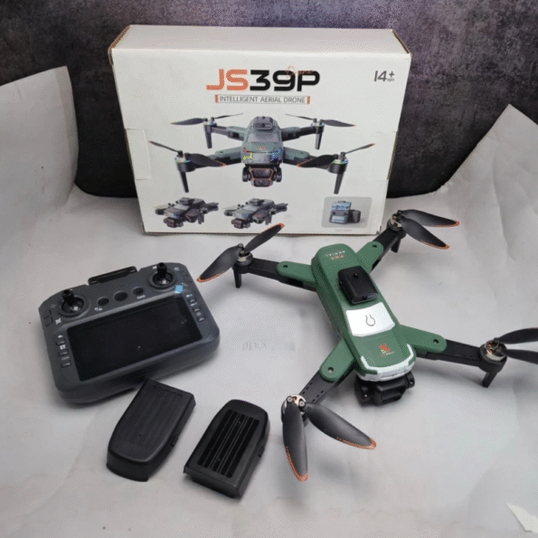 JS39P 4K Brushless Gimbal Camera Drone 9inch Display Remote