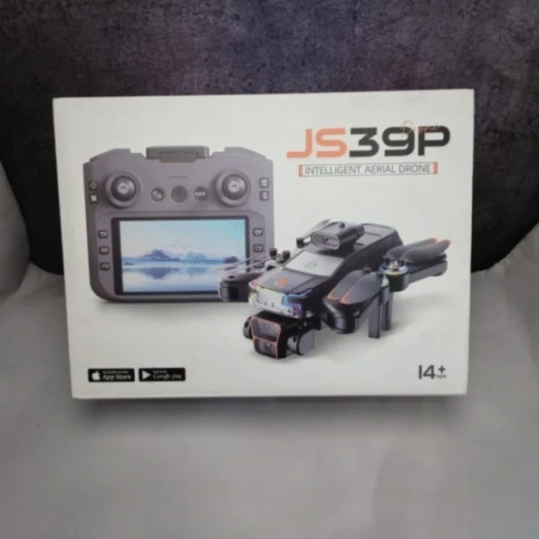 JS39P 4K Brushless Gimbal Camera Drone 9inch Display Remote