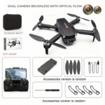 H16 Brushless Drone Dual Camera Foldable WIFI Remote Control