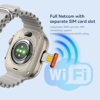 HW Ultra 2 5G Android Front Back Camera Smartwatch 4GB/64GB