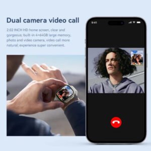 HW Ultra 2 5G Android Front Back Camera Smartwatch 4GB/64GB