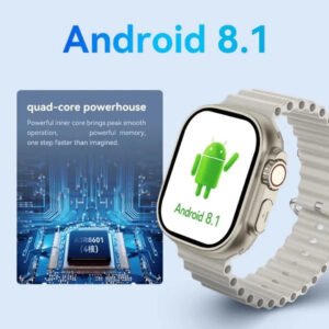 HW Ultra 2 5G Android Front Back Camera Smartwatch 4GB/64GB