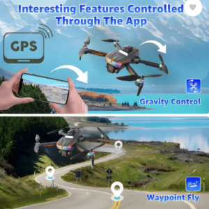 J6 GPS Mini Remote Display Dual Battery 4k Drone