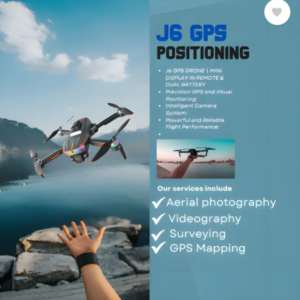 J6 GPS Mini Remote Display Dual Battery 4k Drone