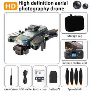 JS39P 4K Brushless Gimbal Camera Drone- 9inch Display Remote