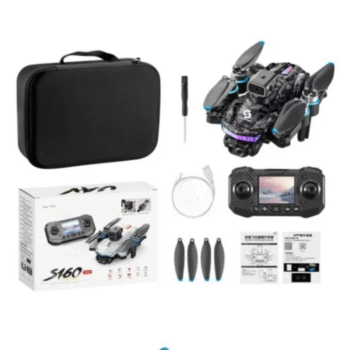 S160 4K Gimbal Camera UAV Drone Remote Display Dual Battery