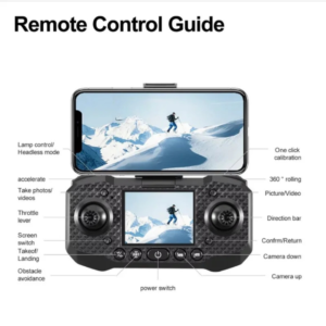 S160 4K Gimbal Camera UAV Drone Remote Display Dual Battery