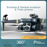 Y3 MAX Brushless Triple 4K Gimbal Foldable OAS Drone