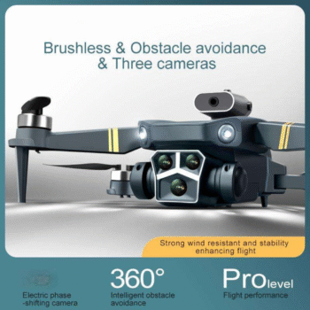 Y3 MAX Brushless Triple 4K Gimbal Foldable OAS Drone