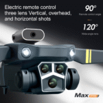 Y3 MAX Brushless Triple 4K Gimbal Foldable OAS Drone