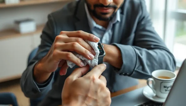 cleaning and maintaining your smartwatch, smartwatch cleaning tips, how to clean smartwatch bands, extending smartwatch battery life, smartwatch maintenance guide