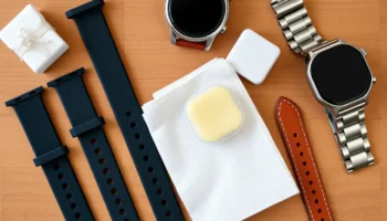cleaning and maintaining your smartwatch, smartwatch cleaning tips, how to clean smartwatch bands, extending smartwatch battery life, smartwatch maintenance guide