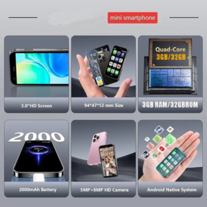 FX17 Mini 4G Dual Sim Android Smartphone (3GB/32GB)