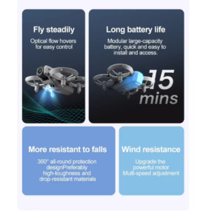 GT3 MINI UFO 4K Dual Camera OAS Drone with Remote Display
