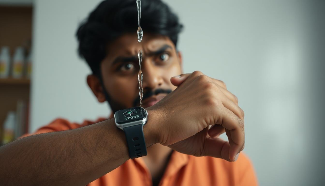 smartwatch gets wet, what to do if smartwatch gets wet, smartwatch dropped, waterproof smartwatch vs water-resistant, repairing a smartwatch at home