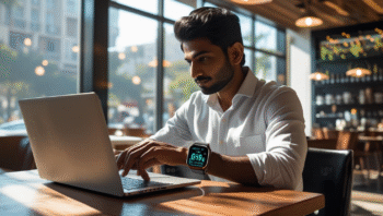 wellness smartwatch, heart monitor, sleep tracking, SpO2 monitoring