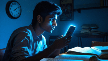 mini phone for digital detox, how to reduce screen time on phone, digital detox benefits, small phone with 4G , smartphone addiction statistics India