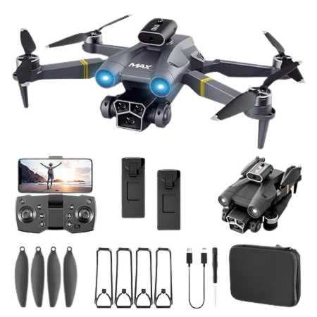 M3 MAX Drone Brushless Motor Triple 4K Camera