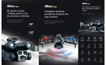 M3 MAX Drone Brushless Motor Triple 4K Camera 