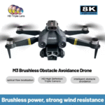 M3 MAX Brushless Triple 4K Camera Foldable OAS Drone