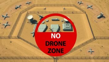drone flying in Red Zone India