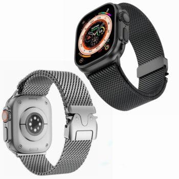 Watch Ultra 2 APPL Logo Milanese Loop Smartwatch OG Packing