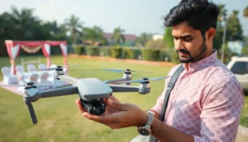 Affordable Drone for Wedding Videography