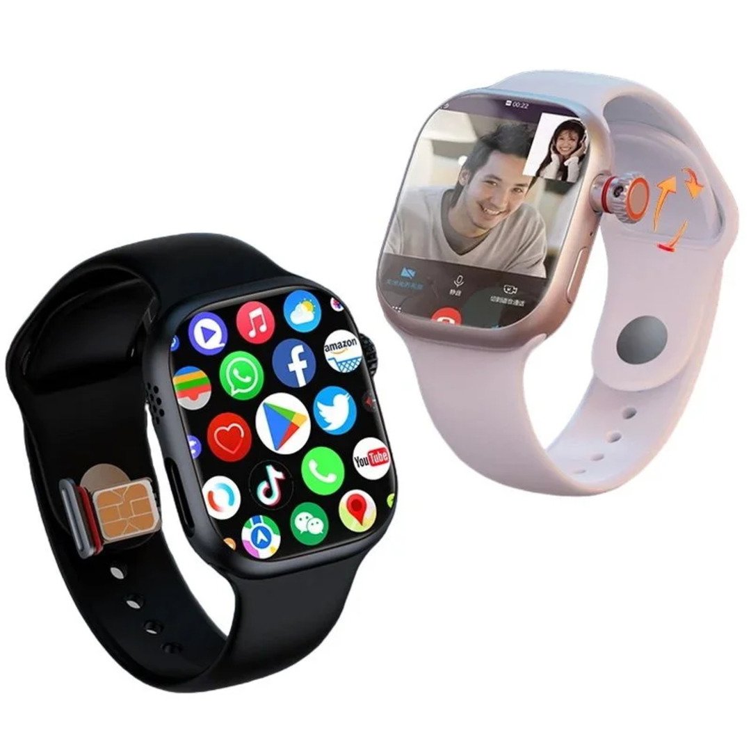 S9 Series 9 Rotating Camera 4G Android AMOLED Smartwatch 