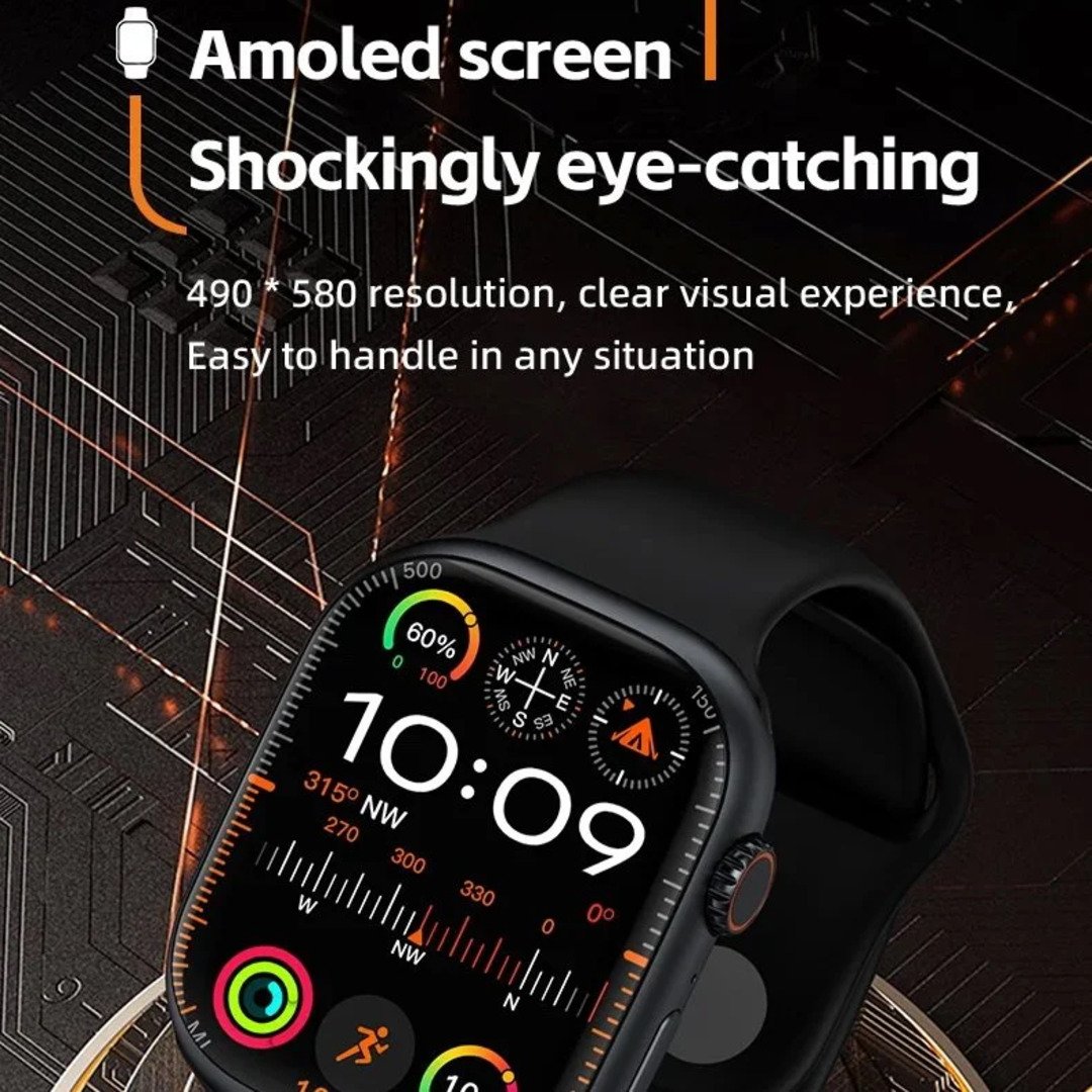 S9 Series 9 Rotating Camera 4G Android AMOLED Smartwatch 