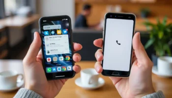 work life balance with two phones, separating work and personal phone, focus with two devices
