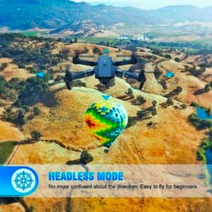 998 Pro Max Foldable Camera Drone- Dual HD Lens, 360° Stunts