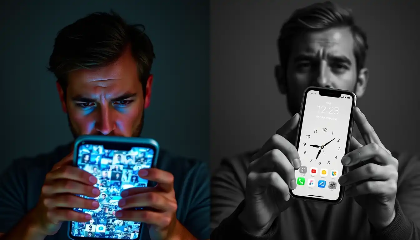 mini phones can help you break social media addiction, reduce social media use with mini phone, fix social media addiction with small phone