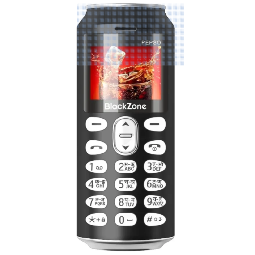 Blackzone Pepso Compact Feature Phone 32MB RAM /32 MB ROM