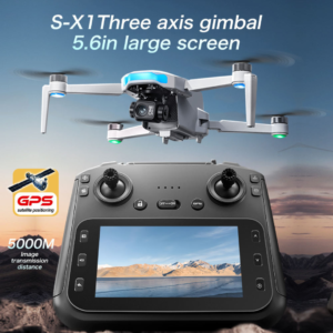 S-X1 Max 4K Camera Drone, 6-Axis Gyro, Foldable, GPS Enabled