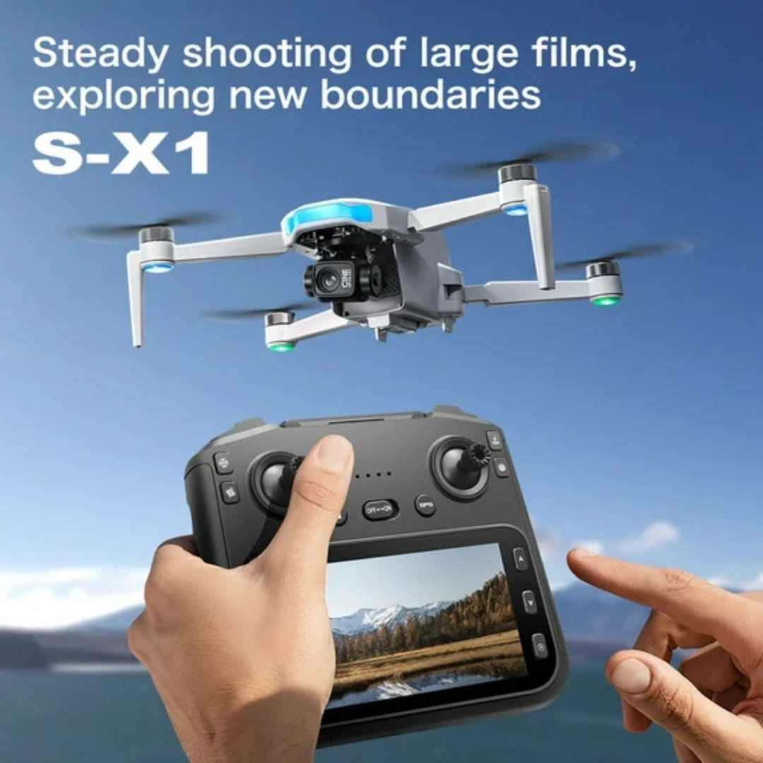 S-X1 Max 4K Camera Drone, 6-Axis Gyro, Foldable, GPS Enabled S-X1 Max 4K Camera Drone, 6-Axis Gyro, Foldable, GPS Enabled