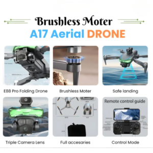 A17 8K Triple Camera Drone – OAS | Brushless Motor