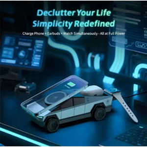 FX Cyber Charge T3 3-in-1 Motorized Wireless Dock Charger