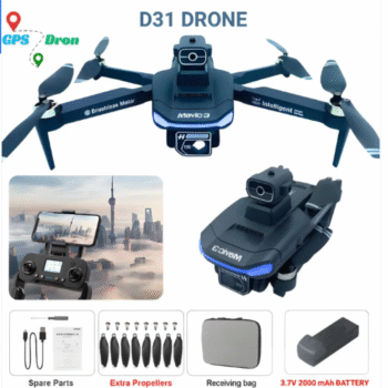 D31 GPS 4K Camera Brushless Drone | OAS & Auto Return
