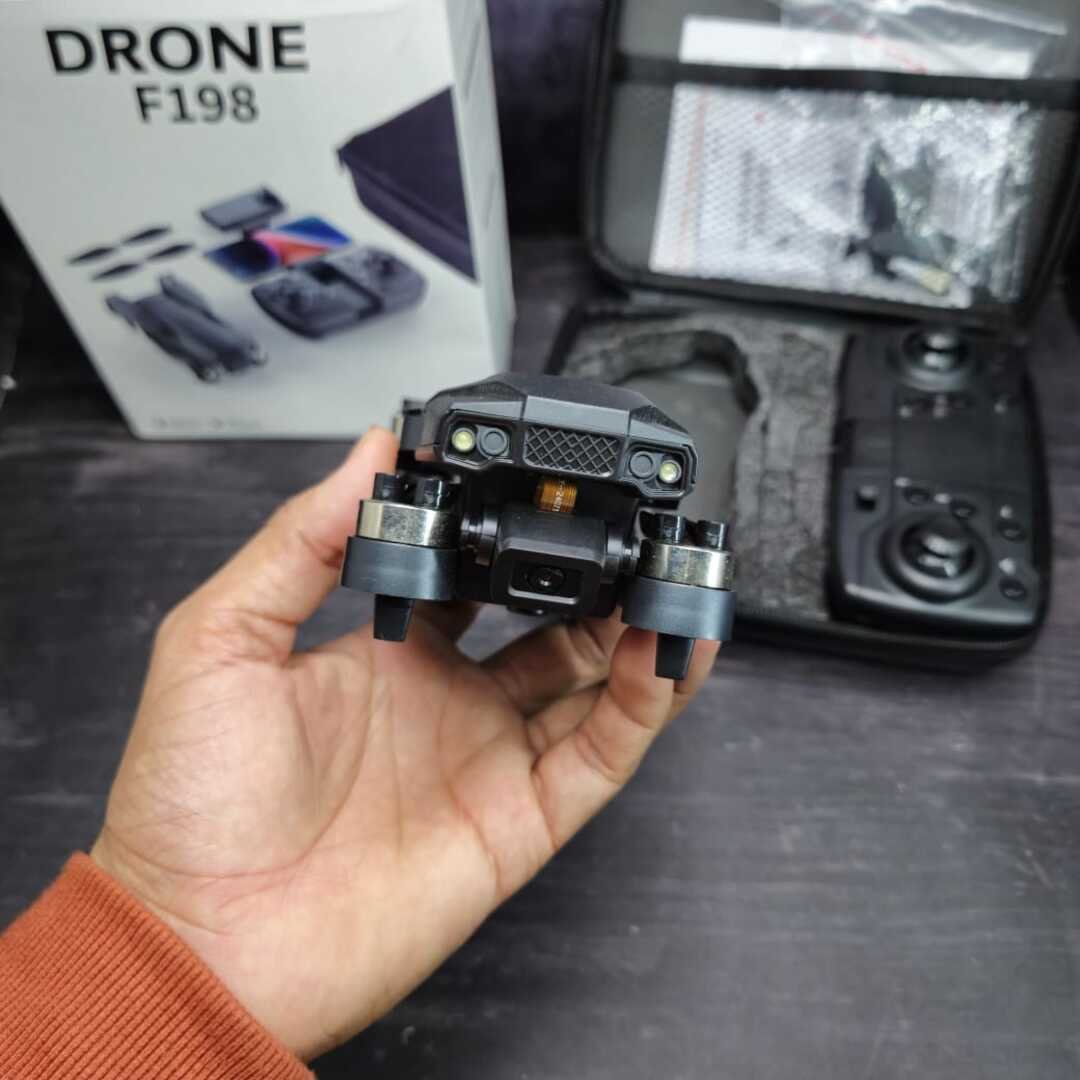 F198 Dual Camera 4K Foldable Brushless Drone – 720P FPV