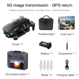 GD93 Pro Max 6K Dual Camera GPS Drone – Obstacle Avoidance