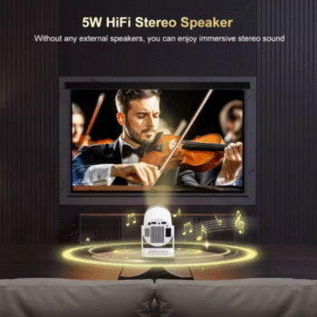 HY300 PRO Android 11 Mini Projector – 4K/1080P Full HD