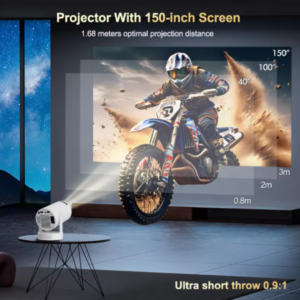 HY300 PRO Android 11 Mini Projector – 4K/1080P Full HD