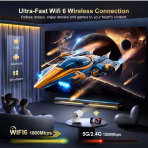 HY300 PRO Android 11 Mini Projector – 4K/1080P Full HD