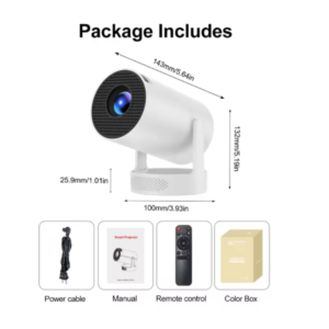 HY300 PRO Android 11 Mini Projector – 4K/1080P Full HD
