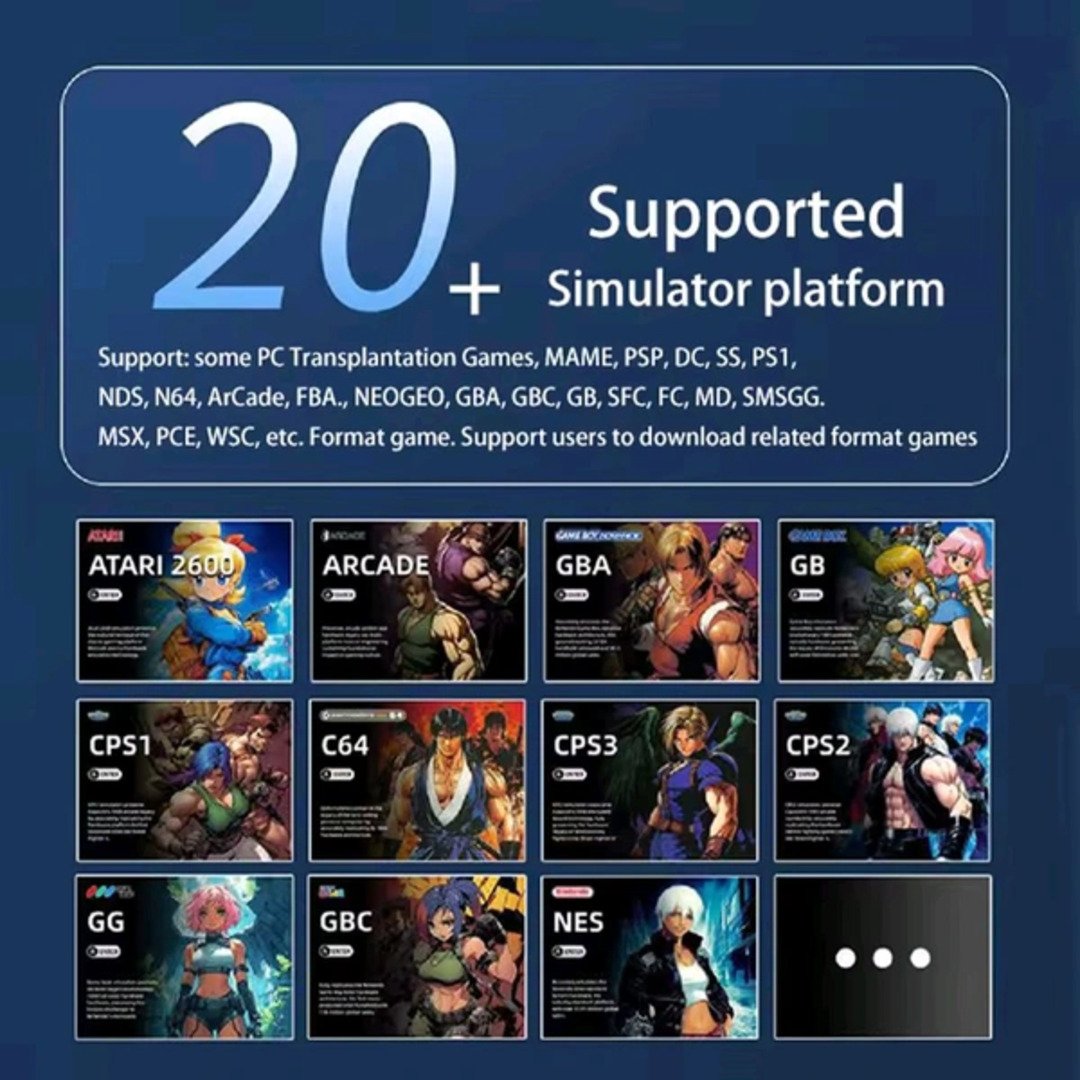 J36_6 J36 Ultra 128GB Retro Handheld Game Console– 3.5″ IPS Screen