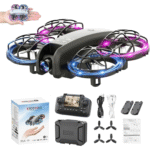 K100Max Mini Drone with Camera – Quadcopter for Kids (Black)