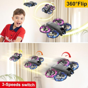 K100Max Mini Drone with Camera – Quadcopter for Kids (Black)