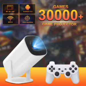 P30 Max 4K HD Android 11 Projector Dual Wireless Controllers