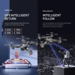 S119 8K Dual Camera Brushless Drone | GPS Obstacle Avoidance