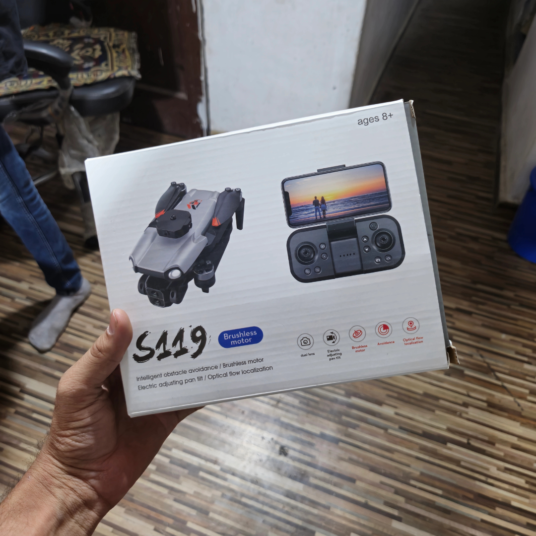 S119 8K Dual Camera Brushless Drone | GPS Obstacle Avoidance